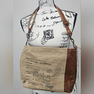 Clea Ray US Military Upcycled Canvas Shoulderbag Crossbody NWT